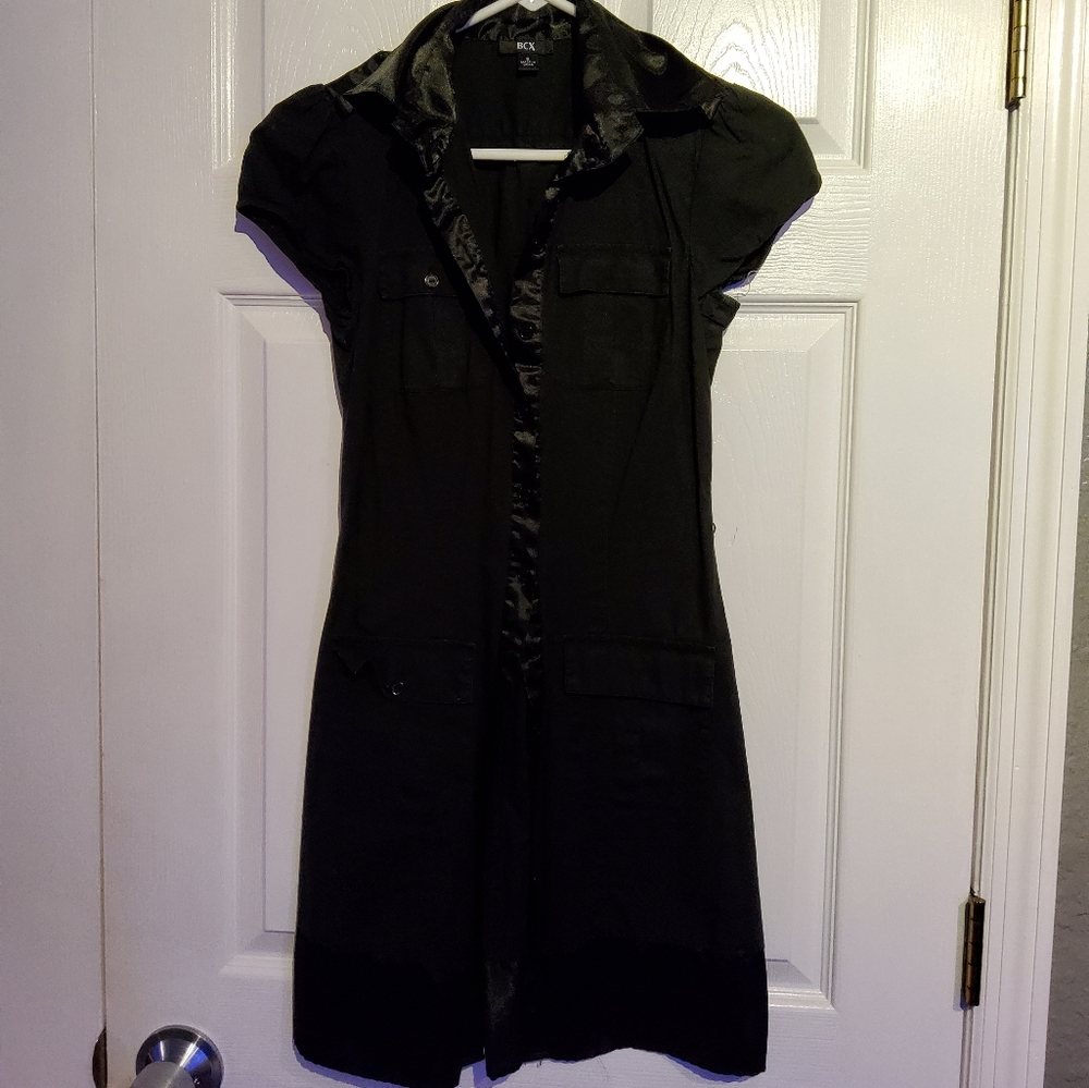 Black casual dress